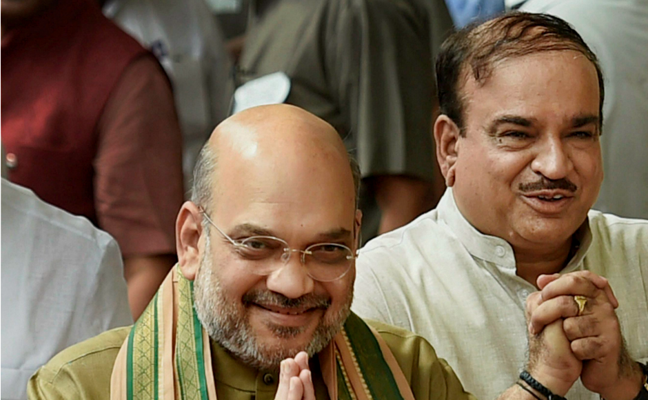 BJP president Amit Shah along with Parliamentary affairs minister Ananth Kumar cast their vote in New Delhi. BJP member Ram Nath Kovind, who is one of the presidential nominees, has the backing of all the party's allies besides several regional parties. PTI BJP president Amit Shah along with Parliamentary affairs minister Ananth Kumar cast their vote in New Delhi. BJP member Ram Nath Kovind, who is one of the presidential nominees, has the backing of all the party's allies besides several regional parties. PTI
