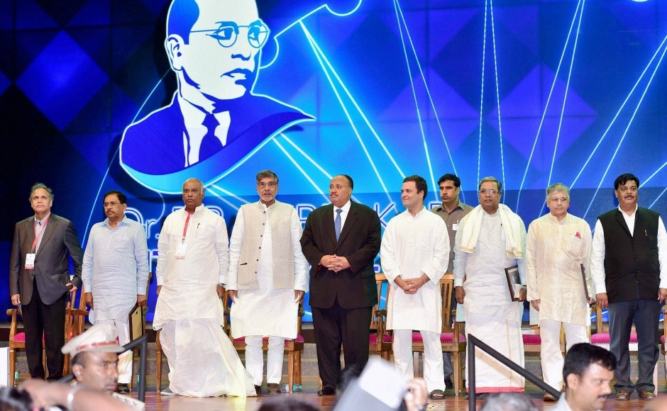 The conference, which had a theme 'Quest for Equity', was attended by dignitaries such as Martin Luther King III, Kailash Satyarthi, Prakash Ambedkar, and Rahul Gandhi among others. PTI The conference, which had a theme 'Quest for Equity', was attended by dignitaries such as Martin Luther King III, Kailash Satyarthi, Prakash Ambedkar, and Rahul Gandhi among others. PTI