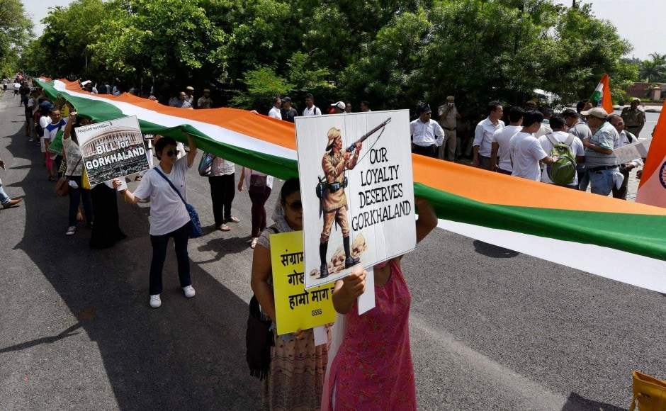 The Gorkha Sanyukt Sangharsh Samiti has alleged that the West Bengal government is treating common people like terrorists and killing them. PTI The Gorkha Sanyukt Sangharsh Samiti has alleged that the West Bengal government is treating common people like terrorists and killing them. PTI