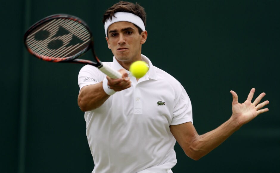 France's Pierre-Hugues Herbert in action against Nick Kyrgios. He will next meet compatriot Benoit Paire in round two. AP France's Pierre-Hugues Herbert in action against Nick Kyrgios. He will next meet compatriot Benoit Paire in round two. AP