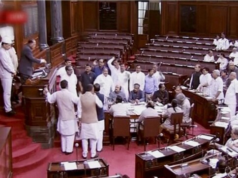 Rajya Sabha adjourned four times today as Congress protests over 'abduction' of Gujarat MLA Rajya Sabha adjourned four times today as Congress protests over 'abduction' of Gujarat MLA