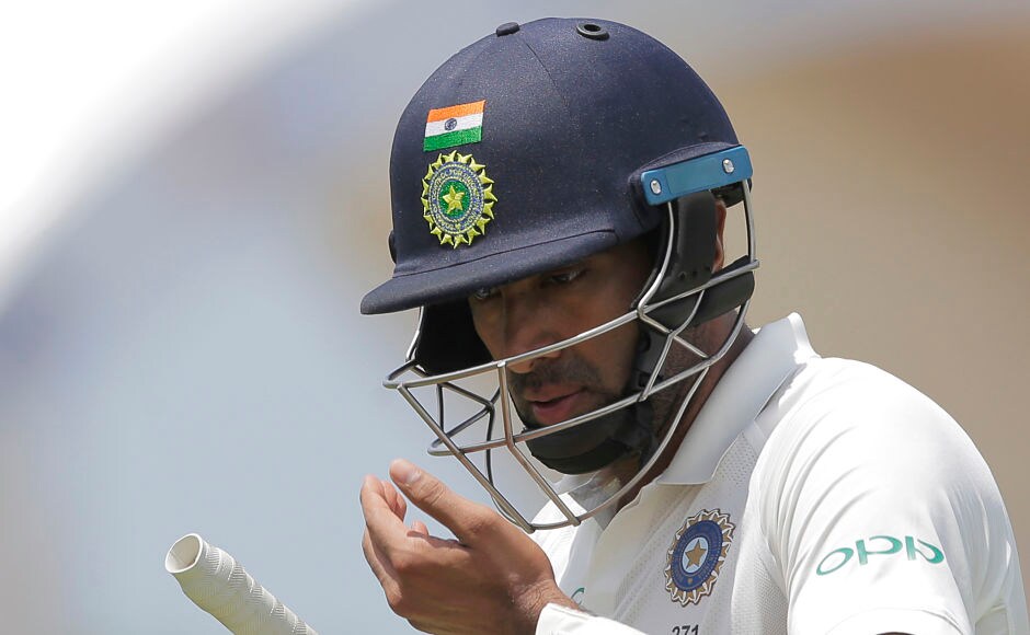 However Ravichandran Ashwin stabilised India's innings and scored 47. AP