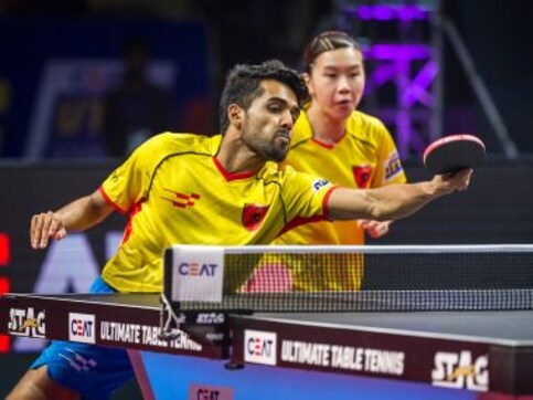 Ultimate Table Tennis 2017: Falcons TTC rout Oilmax-Stag Yoddhas to open 18-point lead on top of table Ultimate Table Tennis 2017: Falcons TTC rout Oilmax-Stag Yoddhas to open 18-point lead on top of table