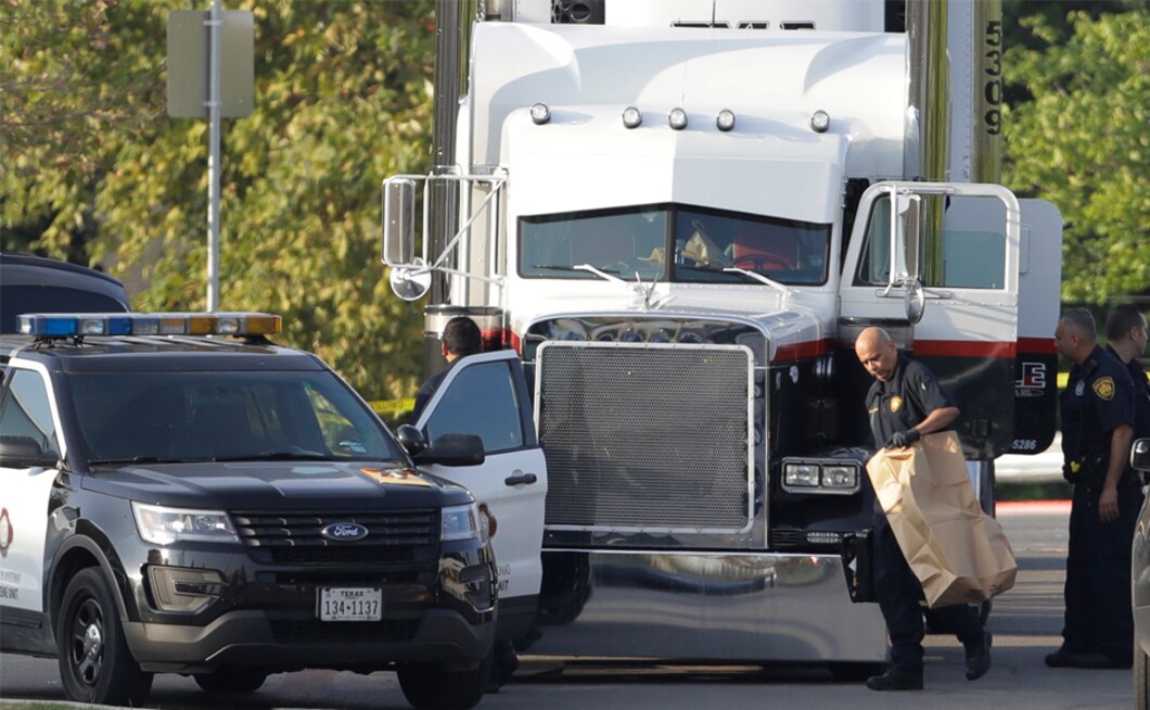 This is not an isolated incident. Tens of thousands of illegal migrants from Mexico and Central America attempt to make the treacherous trip to the United States each year. AP This is not an isolated incident. Tens of thousands of illegal migrants from Mexico and Central America attempt to make the treacherous trip to the United States each year. AP