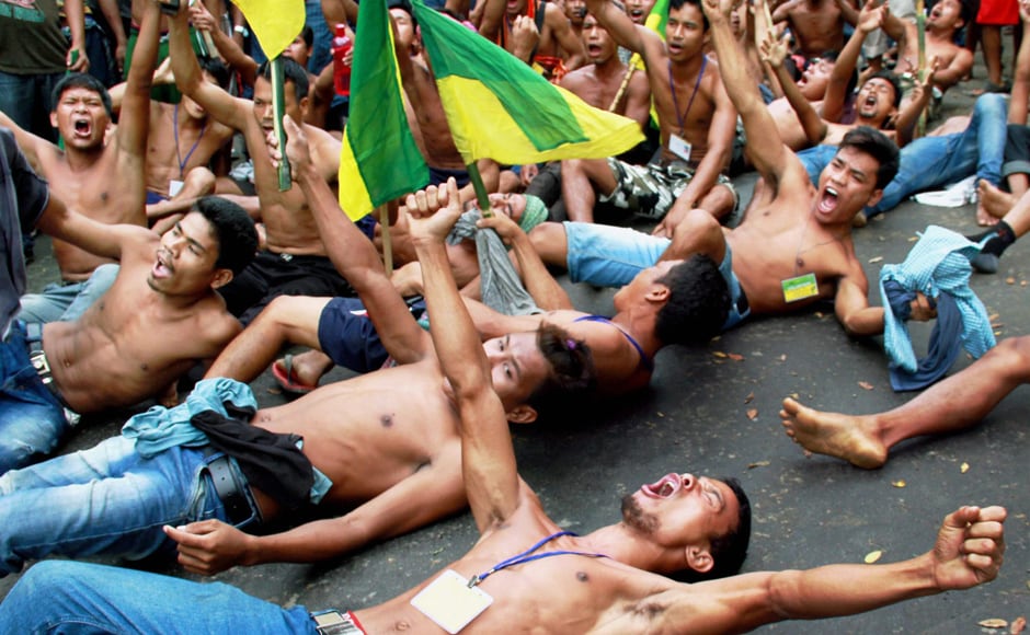 The politically-important TTAADC constitutes two-third of Tripura's 10,491 square kilometre area and 1,216,465 (mostly tribals) of the state's total 37 lakh population reside in the areas. Almost all the political parties in Tripura have opposed the IPFT's demand for a separate state. PTI The politically-important TTAADC constitutes two-third of Tripura's 10,491 square kilometre area and 1,216,465 (mostly tribals) of the state's total 37 lakh population reside in the areas. Almost all the political parties in Tripura have opposed the IPFT's demand for a separate state. PTI