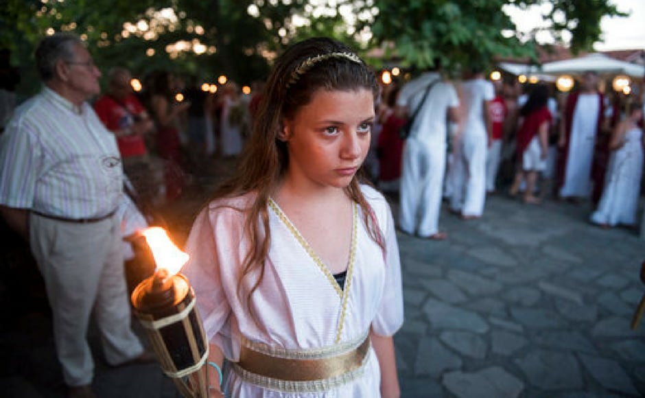Ancient Greece's pantheistic religion is not officially recognised by the state, and its few thousand adherents have created social organisations to organise their event, most met with muted disapproval by the church. AP Ancient Greece's pantheistic religion is not officially recognised by the state, and its few thousand adherents have created social organisations to organise their event, most met with muted disapproval by the church. AP