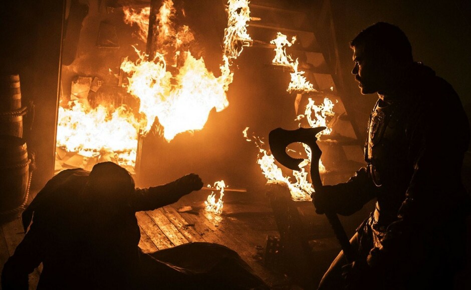 Euron Greyjoy wrecks havoc on Theon and Yara's fleet of ships. Probably this was 'the gift' he promised Cersei in the first episode. Image via Twitter. Euron Greyjoy wrecks havoc on Theon and Yara's fleet of ships. Probably this was 'the gift' he promised Cersei in the first episode. Image via Twitter.