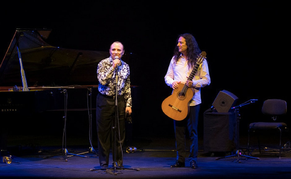 Jazz pianist Michel Camilo and flamenco guitarist Tomatito during his concert at the Teatro Real in Madrid. Spain July 18, 2017 (Getty Images) Jazz pianist Michel Camilo and flamenco guitarist Tomatito during his concert at the Teatro Real in Madrid. Spain July 18, 2017 (Getty Images)
