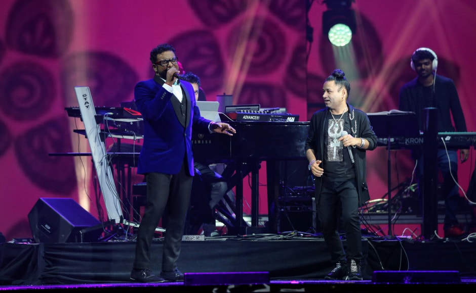 Musicians Haricharan and Kailash Kher perform at the International Indian Film Academy Rocks show at MetLife Stadium in East Rutherford, New Jersey, U.S. (Reuters) Musicians Haricharan and Kailash Kher perform at the International Indian Film Academy Rocks show at MetLife Stadium in East Rutherford, New Jersey, U.S. (Reuters)