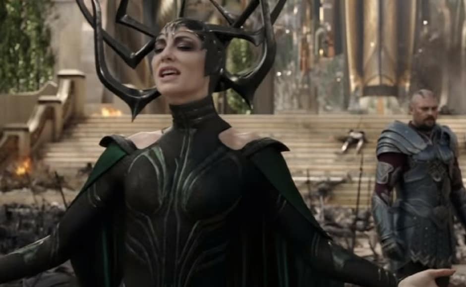 Cate Blanchett plays the role of Hela in Thor: Ragnarok. Image via Youtube Cate Blanchett plays the role of Hela in Thor: Ragnarok. Image via Youtube