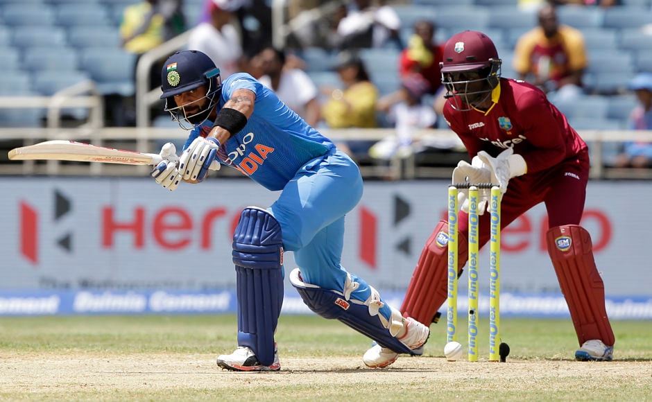The start wasn't bad though as India captain Virat Kohli began aggressively. AP The start wasn't bad though as India captain Virat Kohli began aggressively. AP