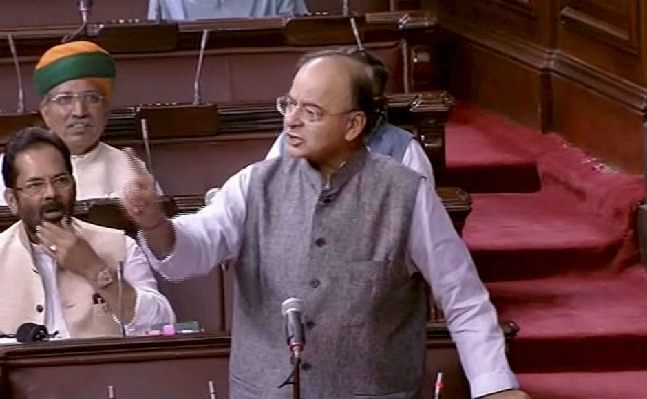 Defending the government, Union finance minister Arun Jaitley said the government was ready for a discussion which could be held immediately.PTI Defending the government, Union finance minister Arun Jaitley said the government was ready for a discussion which could be held immediately.PTI