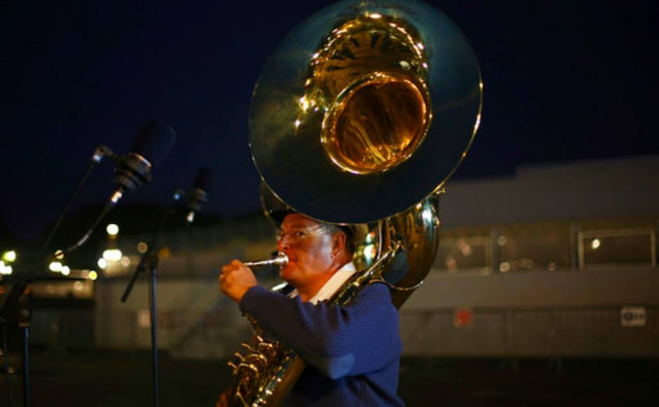 A member of the French Army's orchestra can be seen playing the tuba during a rehearsal for the French Bastille Day parade. As it’s a national holiday, post offices, banks, and many businesses will close. Public transport may be affected with roads being closed, as reported by The Sun. AP A member of the French Army's orchestra can be seen playing the tuba during a rehearsal for the French Bastille Day parade. As it’s a national holiday, post offices, banks, and many businesses will close. Public transport may be affected with roads being closed, as reported by The Sun. AP
