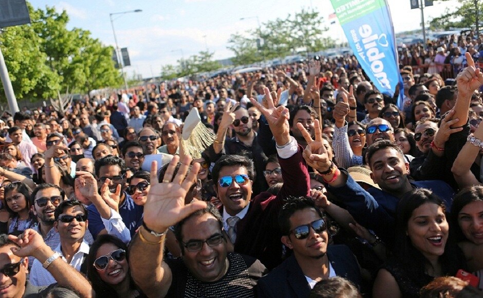 Fans queue up outside the MetLife Stadium, where the IIFA Awards 2017 event is being held, as the stars make their entry. Image via Reuters Fans queue up outside the MetLife Stadium, where the IIFA Awards 2017 event is being held, as the stars make their entry. Image via Reuters