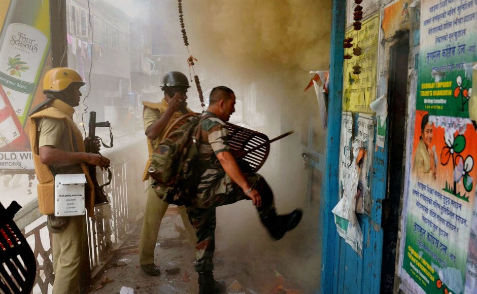 GJM activists had clashed with police in Singhmari area in which one of them was killed in police firing. PTI GJM activists had clashed with police in Singhmari area in which one of them was killed in police firing. PTI
