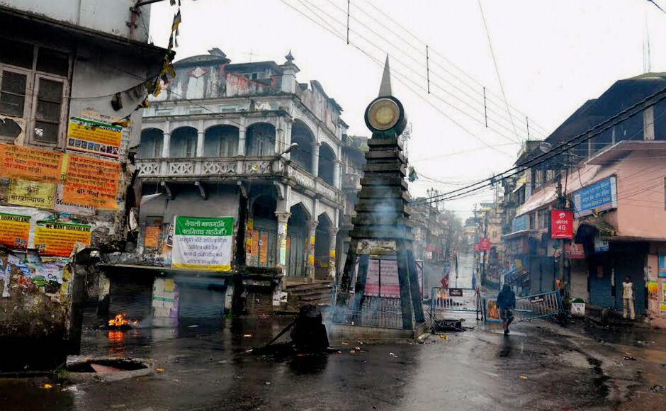 GJM secretary Binay Tamang claimed the police fired several rounds, leading to bullet injuries to three activists. PTI GJM secretary Binay Tamang claimed the police fired several rounds, leading to bullet injuries to three activists. PTI