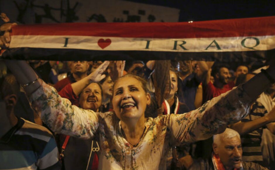 The international community hailed Mosul's liberation with the European Union urging Iraqis to rebuild the country after the bloody war. AP The international community hailed Mosul's liberation with the European Union urging Iraqis to rebuild the country after the bloody war. AP