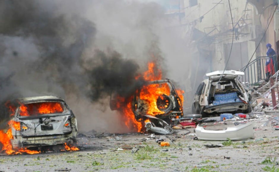 A car bomb attack near a police station in Somalia's capital killed at least five people and wounded at least 13 others. Most of the victims are civilians. AP A car bomb attack near a police station in Somalia's capital killed at least five people and wounded at least 13 others. Most of the victims are civilians. AP