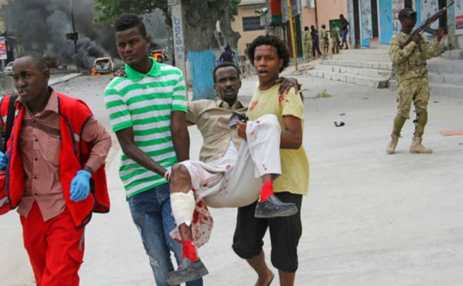 The Somalia-based extremist group al-Shabab often carries out deadly bombings in Mogadishu. AP The Somalia-based extremist group al-Shabab often carries out deadly bombings in Mogadishu. AP