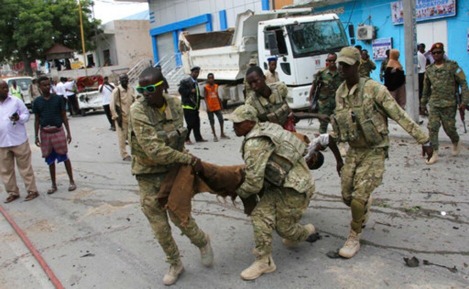 "It is a busy area. We do not yet know the figure of casualties," a police officer told Reuters. AP "It is a busy area. We do not yet know the figure of casualties," a police officer told Reuters. AP