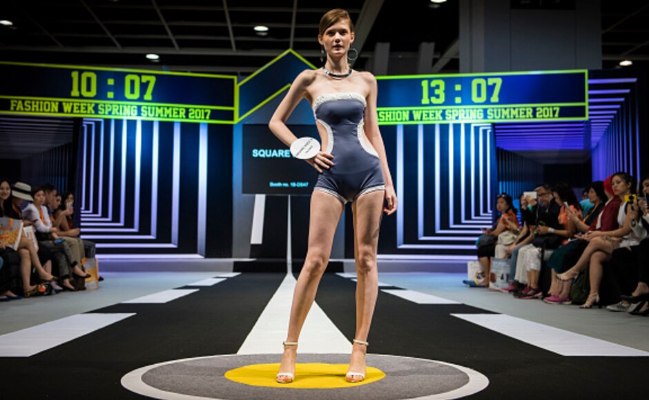 A swimsuit by the designer Square Root P. The cutout swimsuit makes for classy yet comfortable beachwear. A swimsuit by the designer Square Root P. The cutout swimsuit makes for classy yet comfortable beachwear.