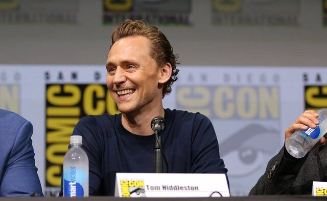 Tom Hiddleston at the Thor: Ragnarok panel at Comic-Con International in San Diego. Image from Facebook Tom Hiddleston at the Thor: Ragnarok panel at Comic-Con International in San Diego. Image from Facebook