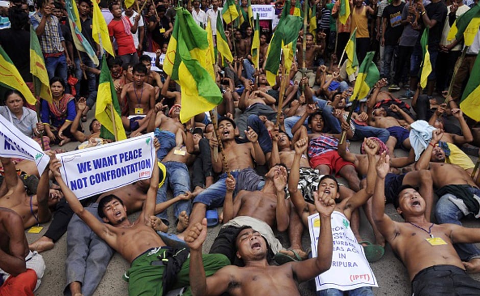 BJP Tripura unit president Biplab Deb had earlier told reporters that "the demand for separate state is improbable and it is not physically possible. The BJP opposes the demand". Getty Images BJP Tripura unit president Biplab Deb had earlier told reporters that "the demand for separate state is improbable and it is not physically possible. The BJP opposes the demand". Getty Images