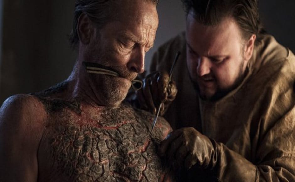 Samwell Tarly tries his best to find a cure for Jorah Mormont's greyscale disease at the Citadel in Old Town. Image via Twitter. Samwell Tarly tries his best to find a cure for Jorah Mormont's greyscale disease at the Citadel in Old Town. Image via Twitter.