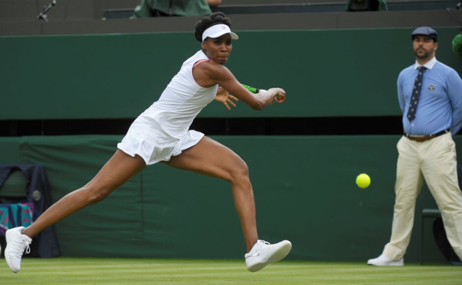 Seed no. 10 Venus Williams was stretched into a 1 hour 40 minutes match by Elise Mertens, but the 5-time Wimbledon Champion prevailed 7-6 (7), 6-4 to make it to the next round. Reuters Seed no. 10 Venus Williams was stretched into a 1 hour 40 minutes match by Elise Mertens, but the 5-time Wimbledon Champion prevailed 7-6 (7), 6-4 to make it to the next round. Reuters