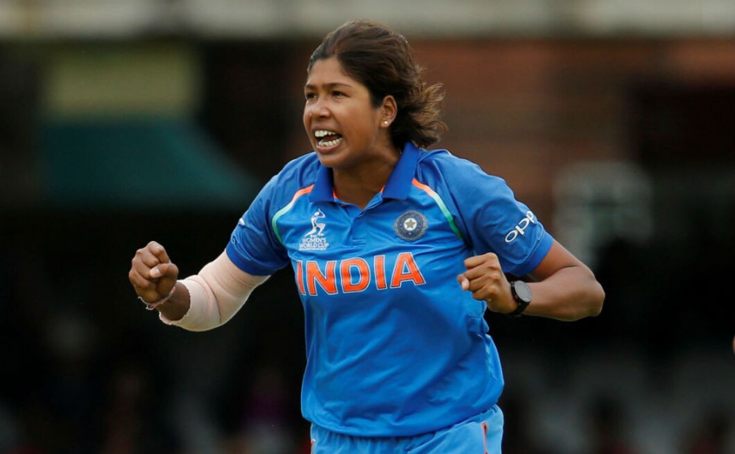Jhulan Goswami, the highest wicket-taker in ODIs among women, put up a fine show of pace bowling, taking 3/23 runs in her 10 overs, including the important wicket of Sarah Taylor. Reuters Jhulan Goswami, the highest wicket-taker in ODIs among women, put up a fine show of pace bowling, taking 3/23 runs in her 10 overs, including the important wicket of Sarah Taylor. Reuters