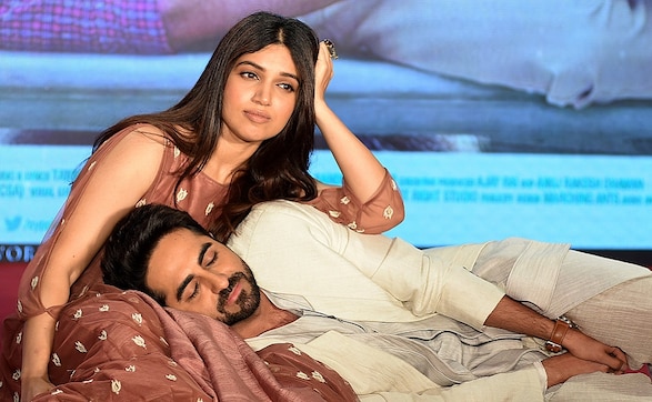 Ayushmann Khurrana, Bhumi Pednekar channel their Shubh Mangal Saavdhan roles at trailer launch Ayushmann Khurrana, Bhumi Pednekar channel their Shubh Mangal Saavdhan roles at trailer launch