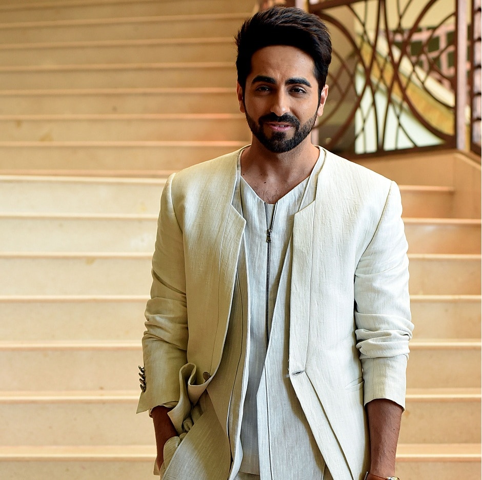 Ayushmann Khurrana poses for a photograph during a promotional event for the forthcoming Hindi film 'Shubh Mangal Saavdhan' directed by RS Prasanna in Mumbai on 1 August, 2017, / AFP PHOTO / STR Ayushmann Khurrana poses for a photograph during a promotional event for the forthcoming Hindi film 'Shubh Mangal Saavdhan' directed by RS Prasanna in Mumbai on 1 August, 2017, / AFP PHOTO / STR