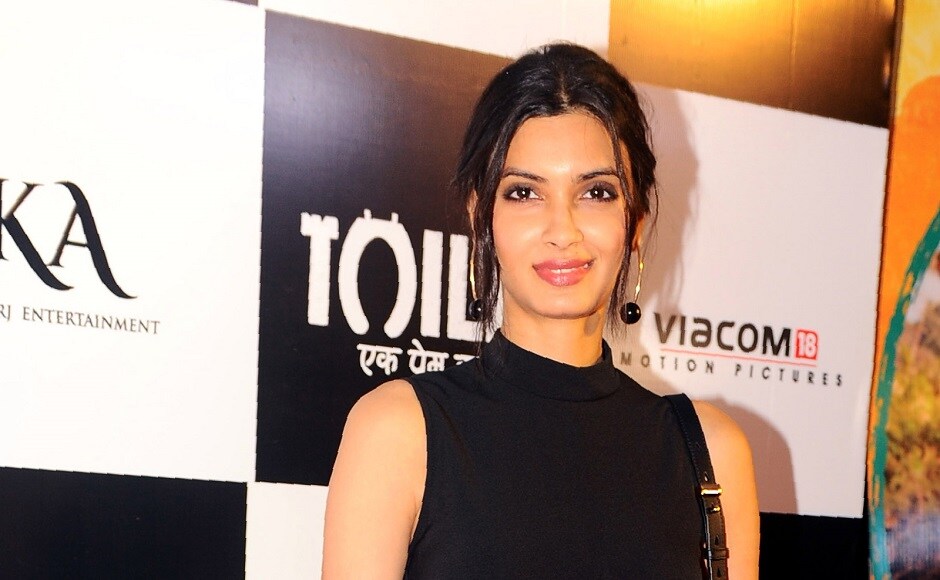Daina Penty at a Mumbai screening of Toilet: Ek Prem Katha. AFP PHOTO Daina Penty at a Mumbai screening of Toilet: Ek Prem Katha. AFP PHOTO