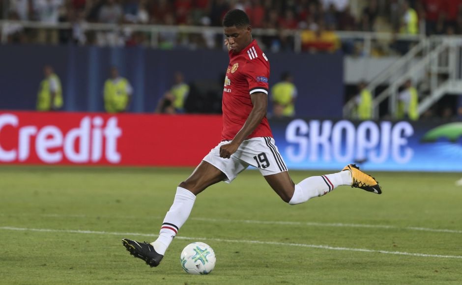 Manchester United matched Madrid for pace but lacked the finish to turn the match around. Henrikh Mkhitaryan, who regularly burst forward, and substitute Marcus Rashford provided much of United's threat. AP Manchester United matched Madrid for pace but lacked the finish to turn the match around. Henrikh Mkhitaryan, who regularly burst forward, and substitute Marcus Rashford provided much of United's threat. AP