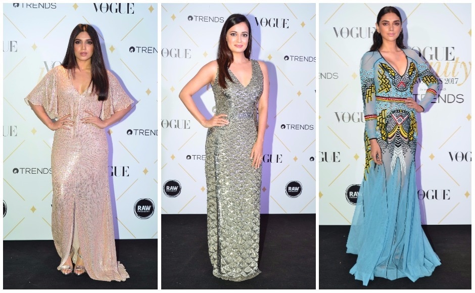The 8th edition of the Vogue Beauty Awards 2017 saw a slew of Bollywood celebrities walk the red carpet. Among them were Bhumi Pednekar, Dia Mirza and 'Flawless Face' winner Aditi Rao Hydari. The 8th edition of the Vogue Beauty Awards 2017 saw a slew of Bollywood celebrities walk the red carpet. Among them were Bhumi Pednekar, Dia Mirza and 'Flawless Face' winner Aditi Rao Hydari.