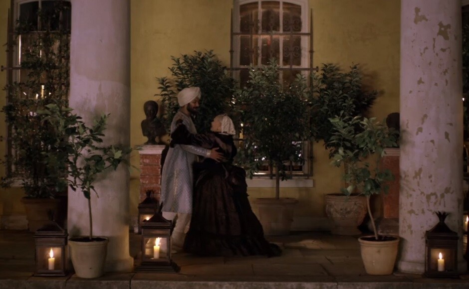 Judi Dench and Ali Fazal in a dance sequence from Victoria and Abdul. Youtube screengrab Judi Dench and Ali Fazal in a dance sequence from Victoria and Abdul. Youtube screengrab