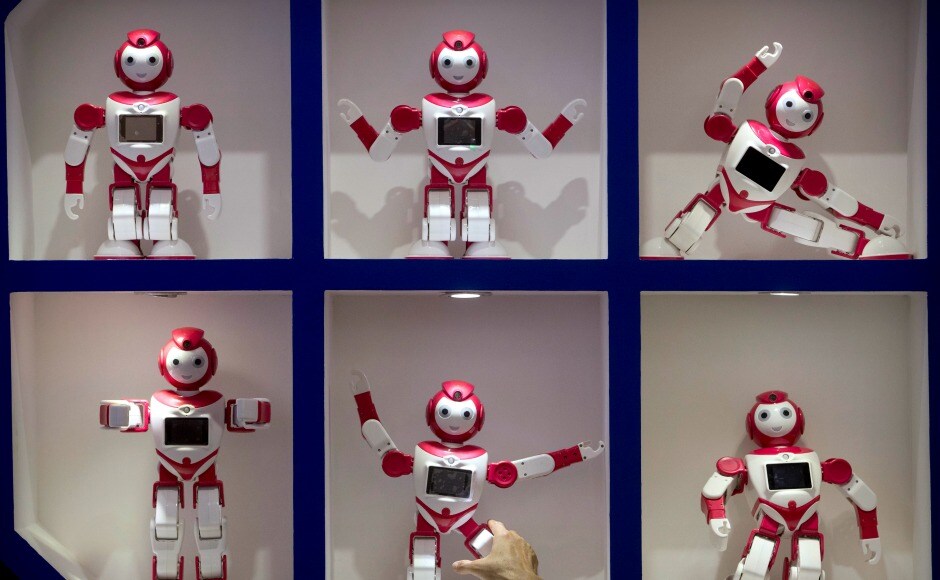 Rechargeable robots that can dance, play badminton and do acrobatics were all a part of the conference's extravaganza. AP Rechargeable robots that can dance, play badminton and do acrobatics were all a part of the conference's extravaganza. AP