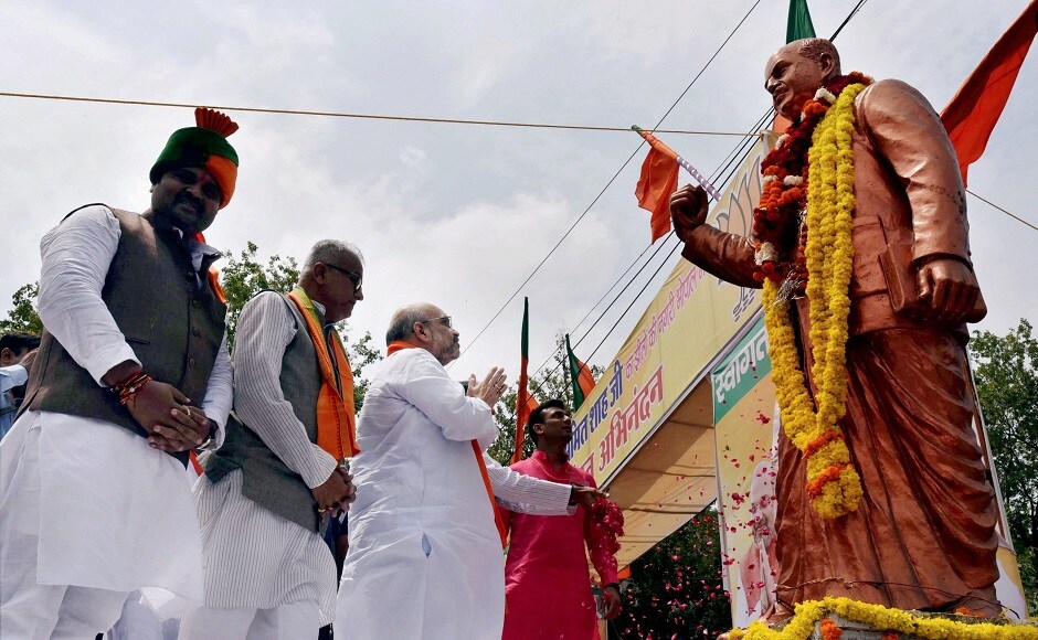 BJP chief Amit Shah arrived in Madhya Pradesh on Friday to take stock of ground realities across the state, assess the performance of ministers and discuss strategies to chalk out a blueprint on how to proceed for the Assembly polls. PTI BJP chief Amit Shah arrived in Madhya Pradesh on Friday to take stock of ground realities across the state, assess the performance of ministers and discuss strategies to chalk out a blueprint on how to proceed for the Assembly polls. PTI