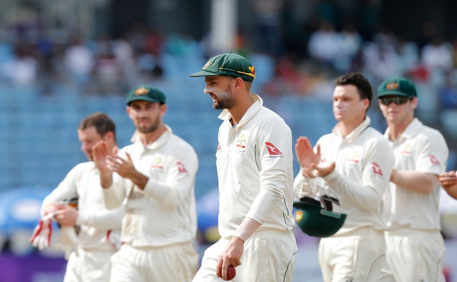 Off-spiner Nathan Lyon was the chief wicket-taker for Australia as he finished with 6 wickets in the 2nd innings. Teammates applauded his efforts as he led the Aussies after the end of Bangladesh's innings. AP Off-spiner Nathan Lyon was the chief wicket-taker for Australia as he finished with 6 wickets in the 2nd innings. Teammates applauded his efforts as he led the Aussies after the end of Bangladesh's innings. AP