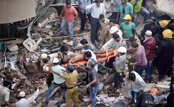 Building collapse in Mumbai's Bhendi Bazaar leaves 22 dead, 34 injured Building collapse in Mumbai's Bhendi Bazaar leaves 22 dead, 34 injured