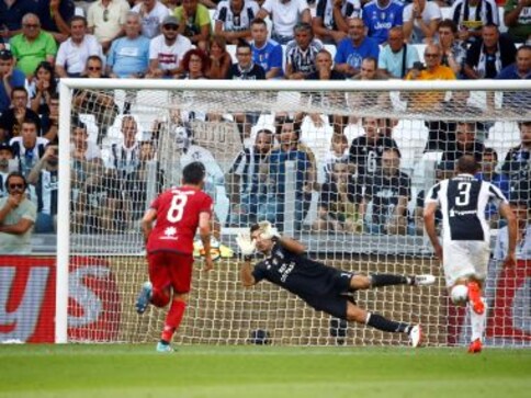 Serie A: Gianluigi Buffon saves Italian league's first VAR penalty in Juventus' thumping win over Cagliari Serie A: Gianluigi Buffon saves Italian league's first VAR penalty in Juventus' thumping win over Cagliari