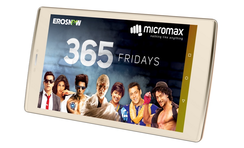 The Micromax Plex comes with one year of Eros premium subscription.