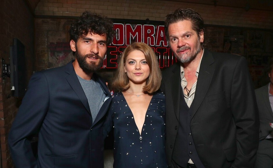 Actors Corneliu Ulici (L), Olivia Nita and Florin Piersic Jr attend Amazon Prime Video premiere of original comedy series Comrade Detective in Los Angeles. Image from Facebook Actors Corneliu Ulici (L), Olivia Nita and Florin Piersic Jr attend Amazon Prime Video premiere of original comedy series Comrade Detective in Los Angeles. Image from Facebook