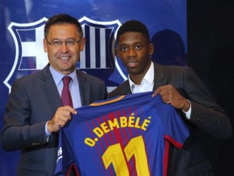 La Liga: Ousmane Dembele's Barcelona presentation marred by calls of resignation for club president La Liga: Ousmane Dembele's Barcelona presentation marred by calls of resignation for club president