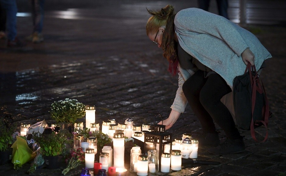 The police has said that it is still unclear if the incident was related to terrorism. The suspect has only been described as a "young man of foreign origin." The police has said that it is still unclear if the incident was related to terrorism. The suspect has only been described as a "young man of foreign origin."