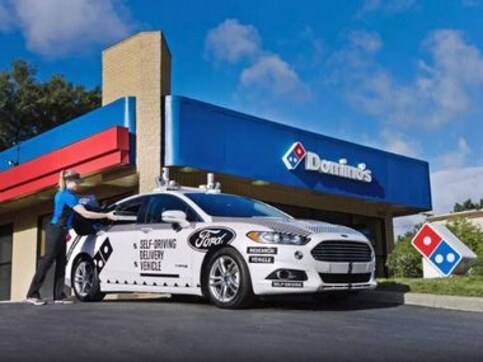 Ford and Domino's Pizza to join hands for testing delivery using autonomous vehicles Ford and Domino's Pizza to join hands for testing delivery using autonomous vehicles