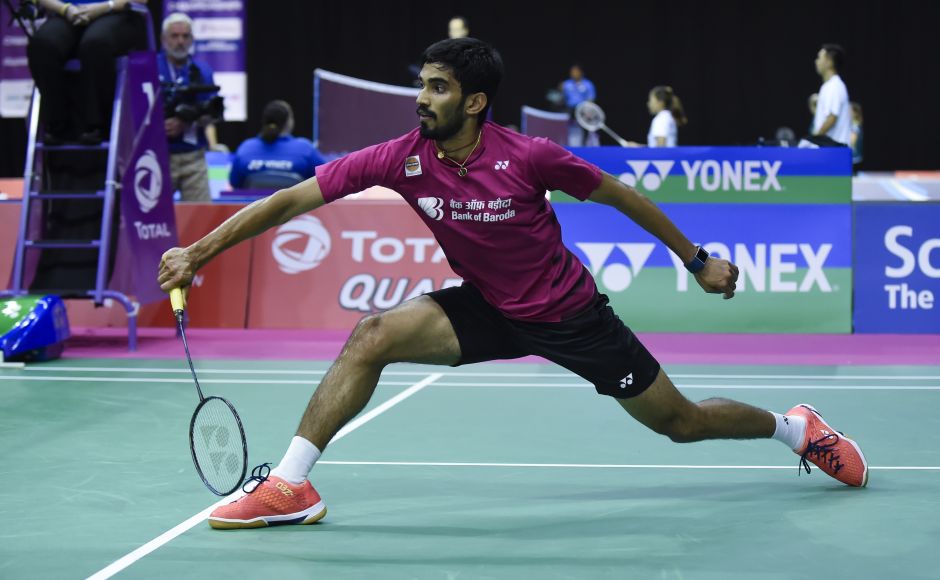 Kidambi Srikanth comfortably won his first match against Russia's Sergey Sirant. AFP Kidambi Srikanth comfortably won his first match against Russia's Sergey Sirant. AFP