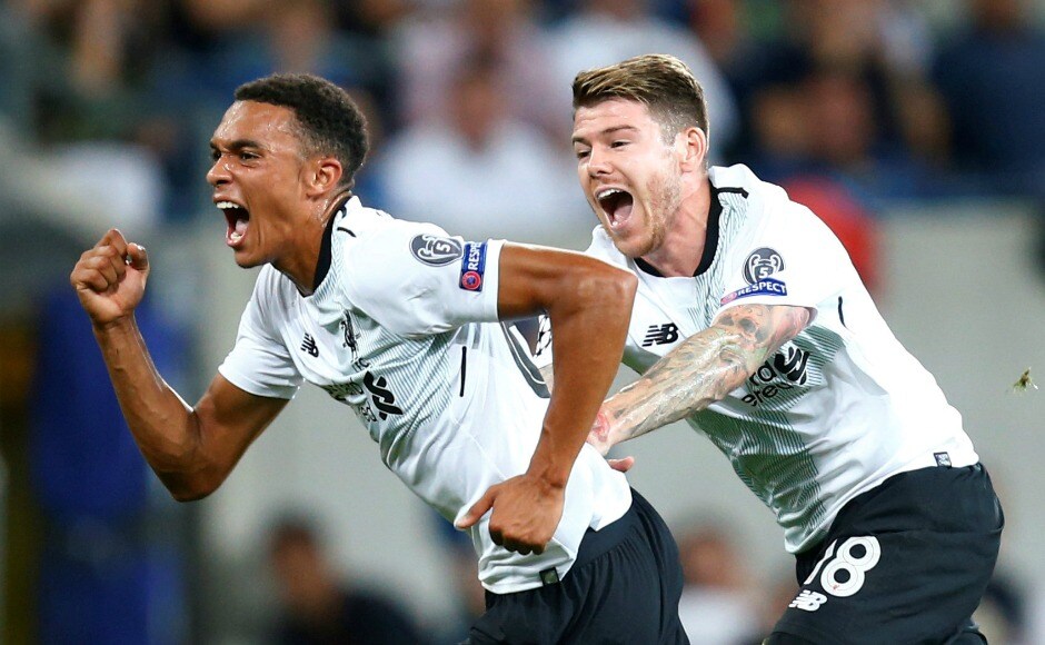 Liverpool survived an early penalty scare, to see their 18-year old defender Trent Alexander-Arnold score a sensational free kick to give the Reds a breakthrough. James Milner also scored, helping them to win 2-1. Reuters Liverpool survived an early penalty scare, to see their 18-year old defender Trent Alexander-Arnold score a sensational free kick to give the Reds a breakthrough. James Milner also scored, helping them to win 2-1. Reuters