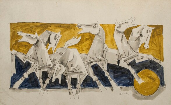 Synchrome — Masters: From MF Husain to SH Raza, a look at Akar Prakar's new art exhibition Synchrome — Masters: From MF Husain to SH Raza, a look at Akar Prakar's new art exhibition
