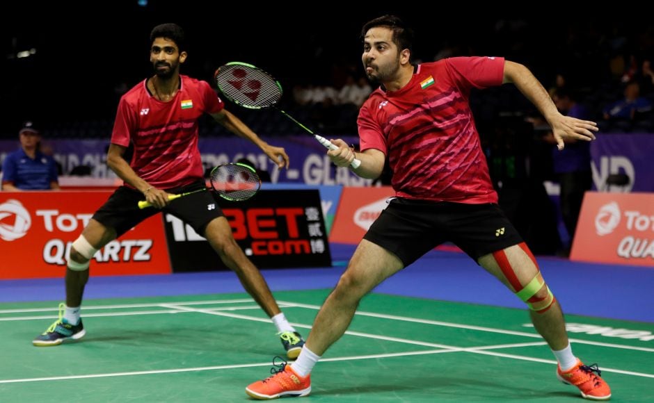India's Manu Attri and B Sumeeth Reddy played South Korea's Chung Eui Seok and Kim Duk-young in their first match. Reuters India's Manu Attri and B Sumeeth Reddy played South Korea's Chung Eui Seok and Kim Duk-young in their first match. Reuters